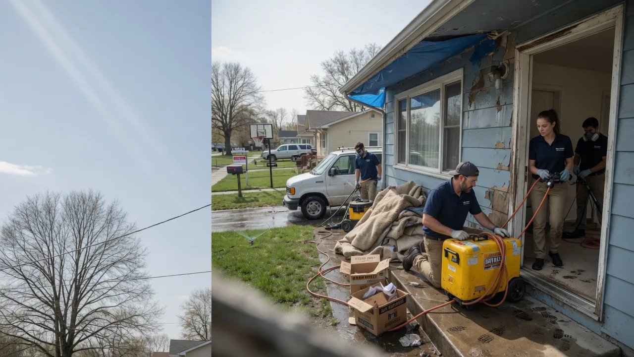 Basement Flood Cleanup in Rushville, IL near me